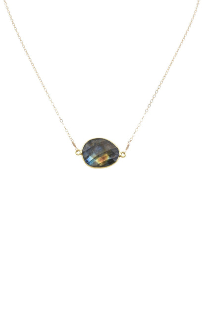 Mrs. Parker Necklace in Labradorite