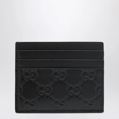 GUCCI Black GG Emblem card holder