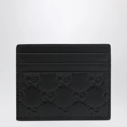 GUCCI Black GG Emblem card holder