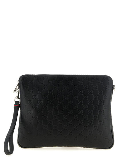 Gucci Gg Emblem Medium Shoulder Bag