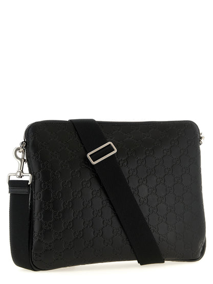 Gucci Gg Emblem Medium Shoulder Bag