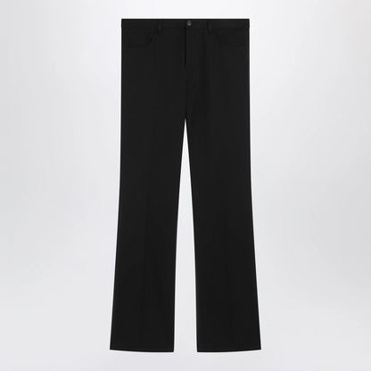 Balenciaga Black regular fit tailored trousers
