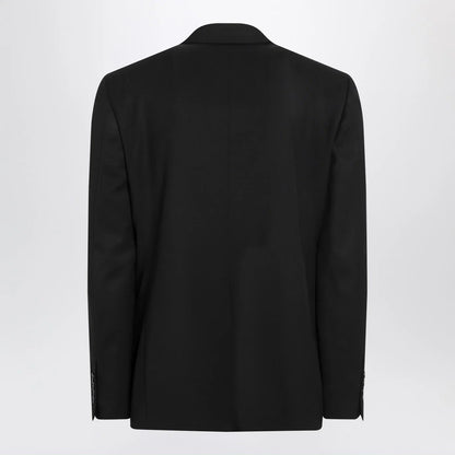 Balenciaga Single-breasted black wool jacket