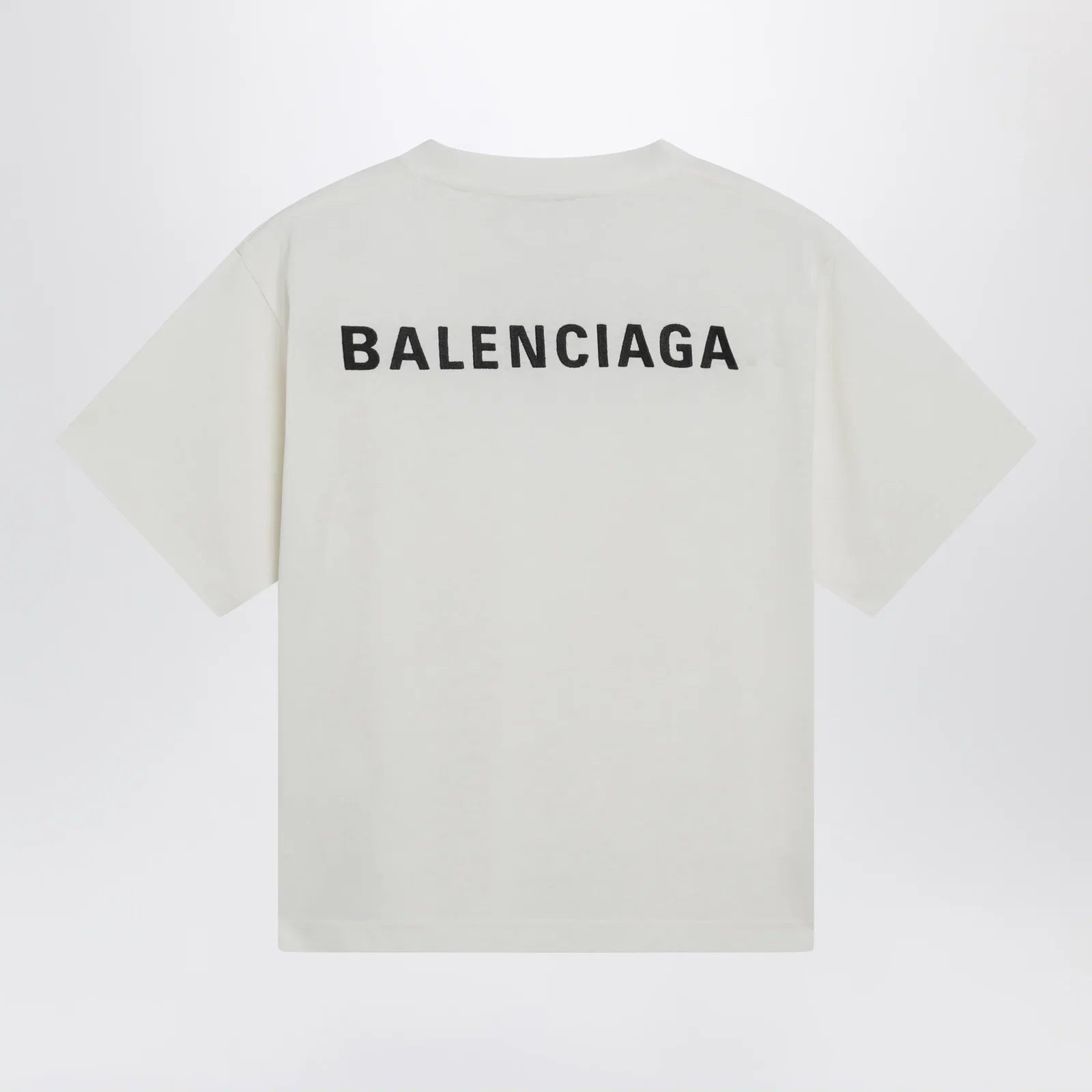 Balenciaga Back Medium Fit T-shirt in cream