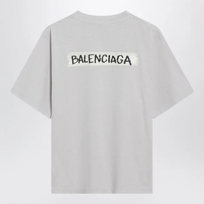 Balenciaga White Masking Tape T-shirt, medium fit