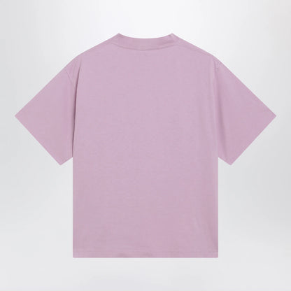 Balenciaga Women's Sacré Cœur T-shirt in jersey, old pink