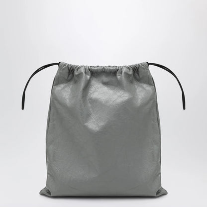 Balenciaga La Pochette dust bag shopper in Arena lambskin grey