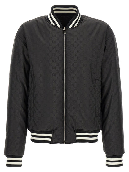 Gucci Gg Reversible Bomber Jacket