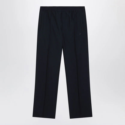 GUCCI Midnight blue technical panama trousers