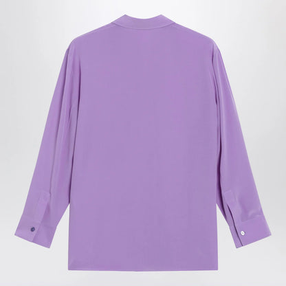 GUCCI Purple silk shirt