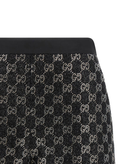Gucci Gg Lamé Tweed Shorts