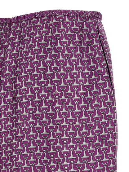 Gucci Morsetto Print Skirt