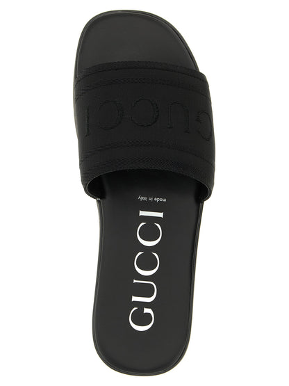 Gucci Jacquard Logo Slides