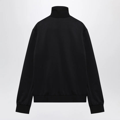 GUCCI Dark blue technical jersey sweatshirt