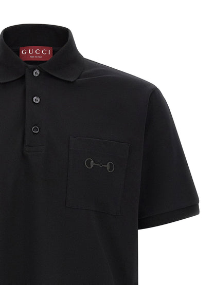 Gucci Morsetto Embroidery Polo Shirt