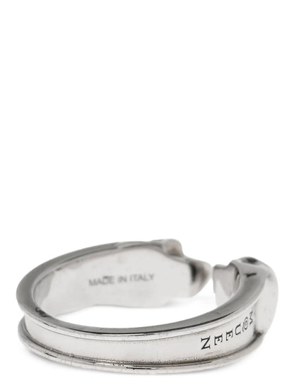 Alexander McQueen Thin Twin Skull Ring