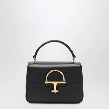 GUCCI Small Siena top handle bag in black leather