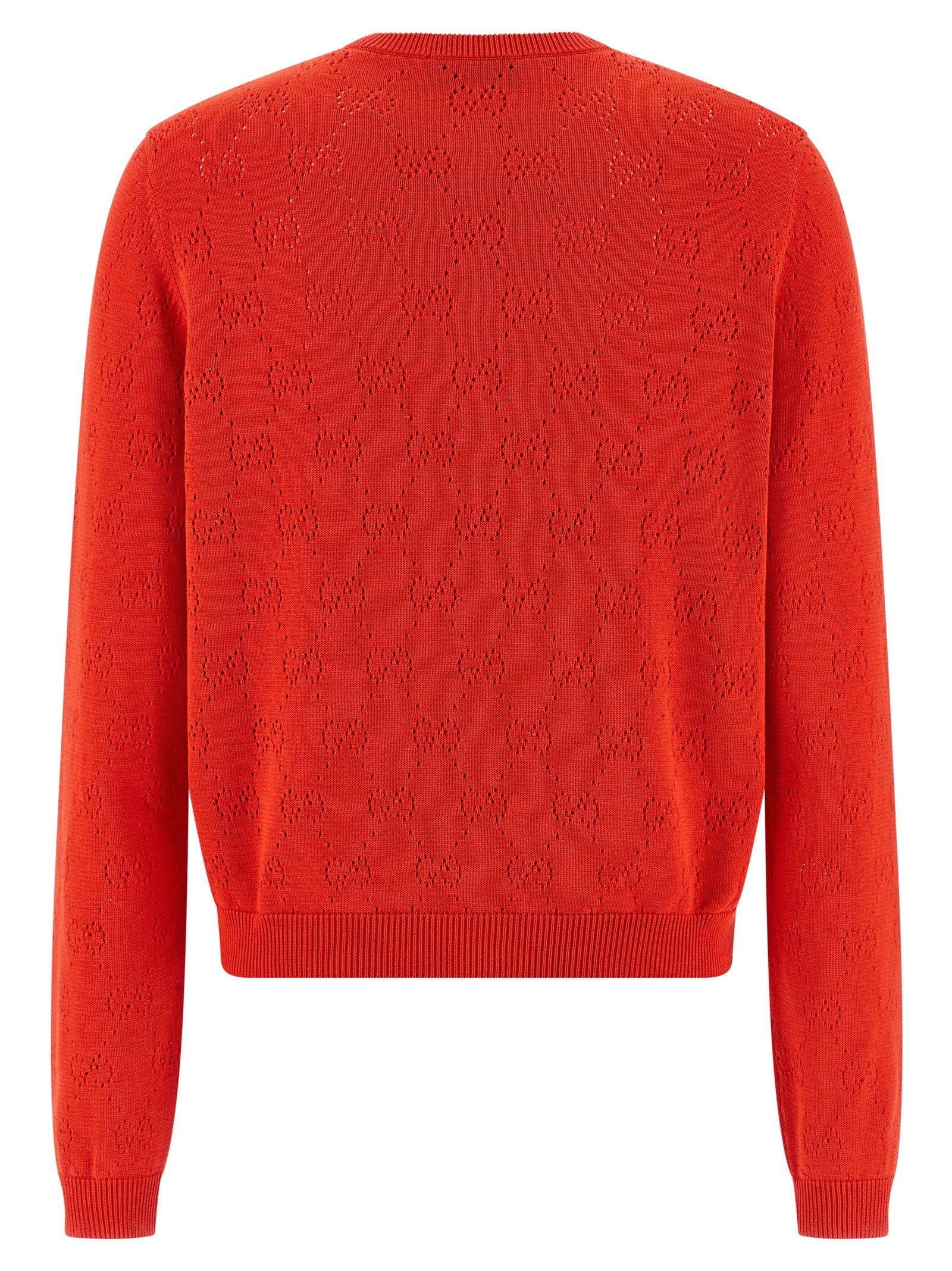 Gucci Openwork Gg Cardigan