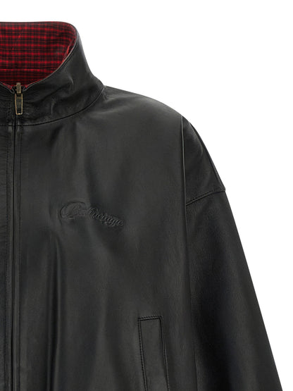 Balenciaga Reversible Leather Jacket