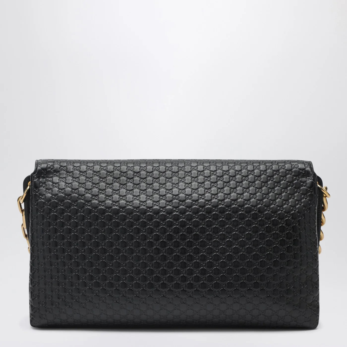GUCCI Large black chain shoulder bag