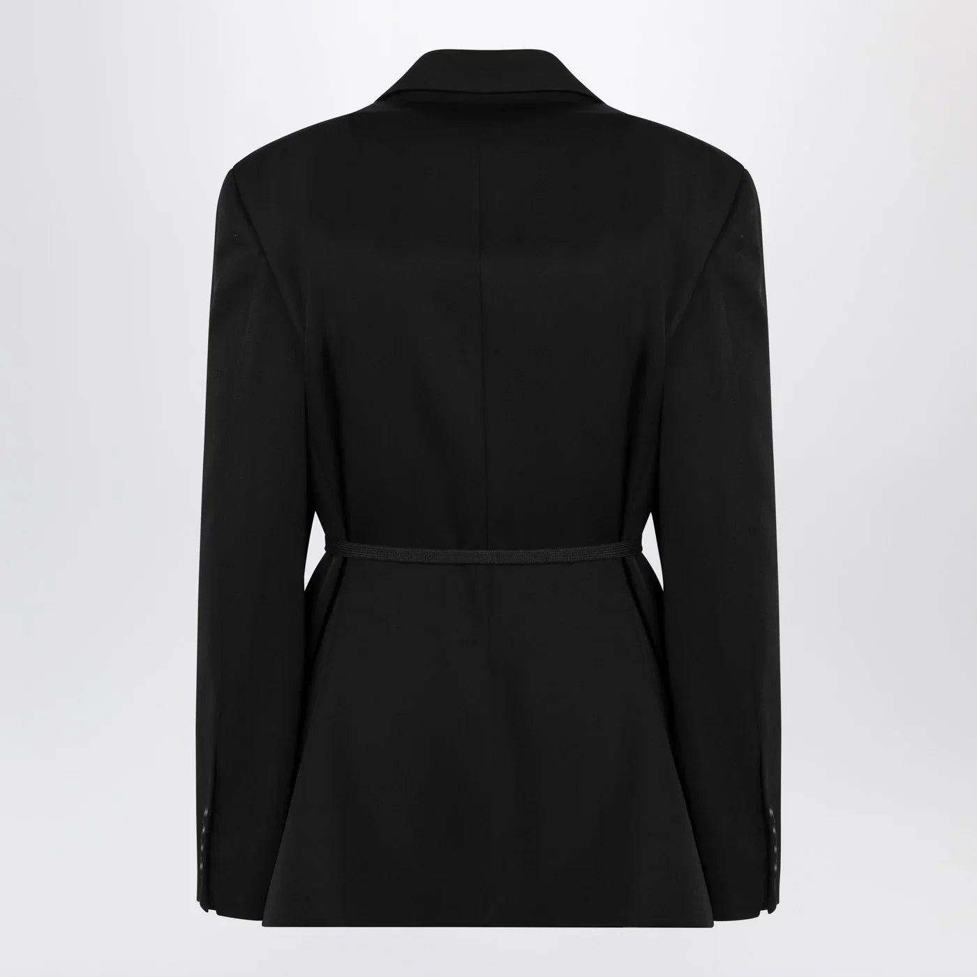 Balenciaga Black jacket with side tie
