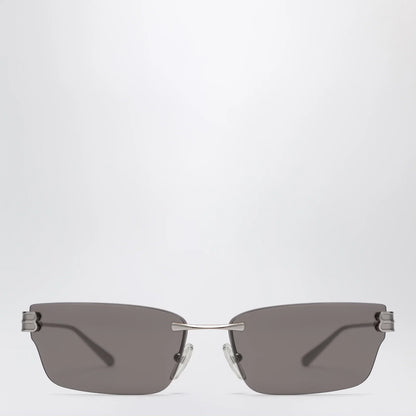 Balenciaga Gossip rectangular Silver/Black sunglasses