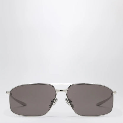 Balenciaga Rectangular Silver/Black sunglasses
