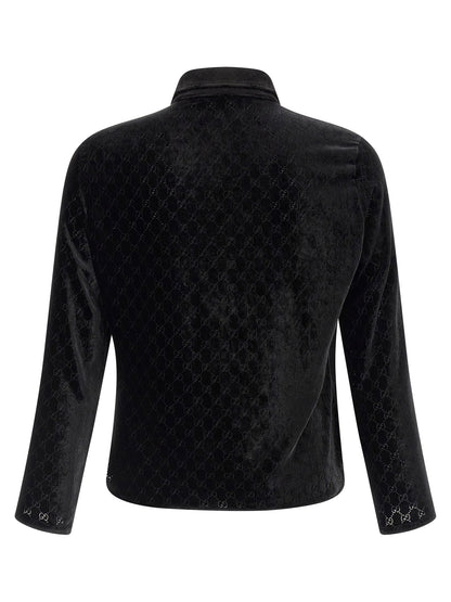Gucci Gg Velvet Shirt