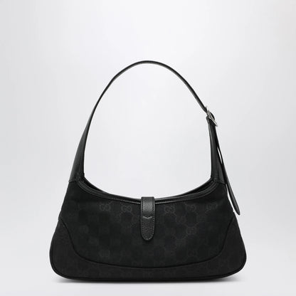 GUCCI Small Jackie Slim Bag In Black GG Fabric