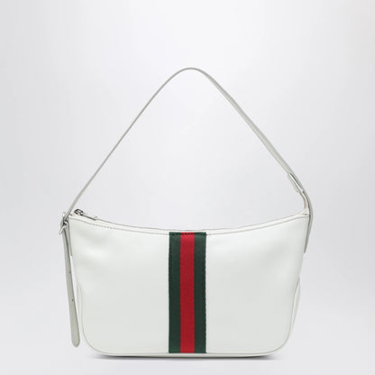 GUCCI Small White Lunetta Bag