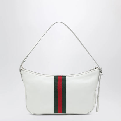 GUCCI Small White Lunetta Bag