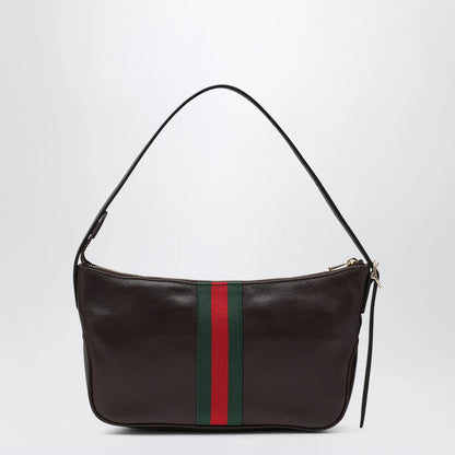 GUCCI Small brown Lunetta leather bag