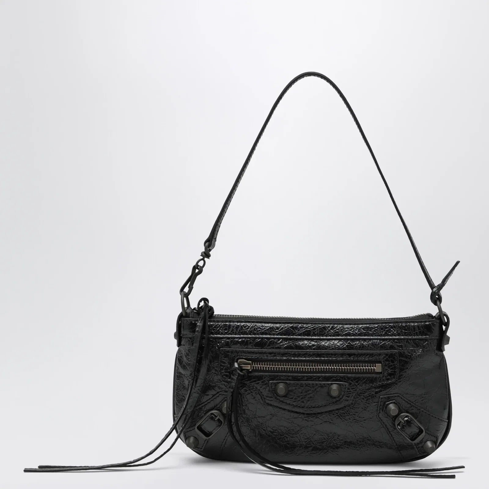 Balenciaga Le City black Arena lambskin pouch