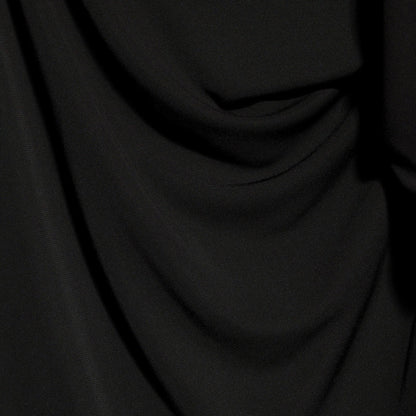 GUCCI Long one-shoulder dress in black viscose jersey