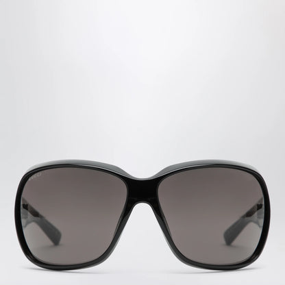 GUCCI Square black acetate sunglasses