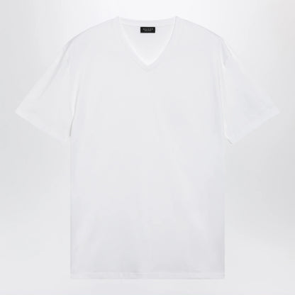 GUCCI White stretch modal T-shirt
