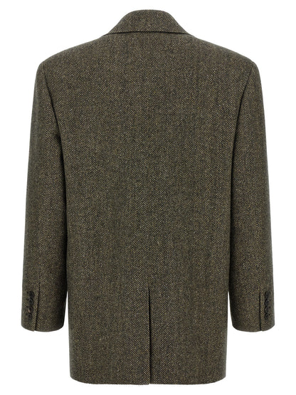 Saint Laurent Herringbone Blazer