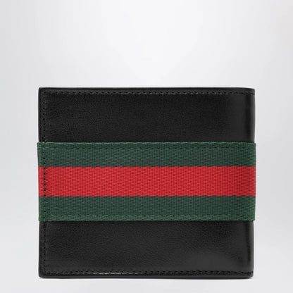 GUCCI Web Trademark bi-fold wallet black