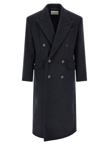 Saint Laurent Double-breasted Coat