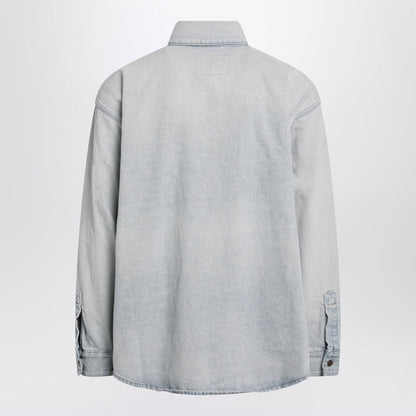 Balenciaga Light blue cotton denim shirt