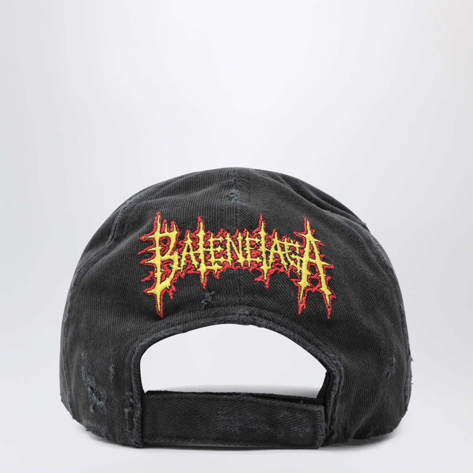 Balenciaga Sacré Cœur cotton drill baseball cap in faded black