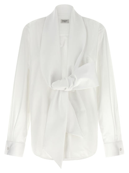 Saint Laurent Lavallière Collar Shirt