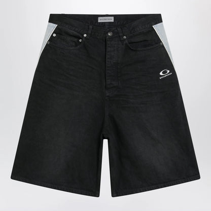 Balenciaga Loop Sport Icon denim shorts