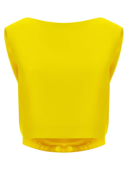 Balenciaga Draped Crop Top