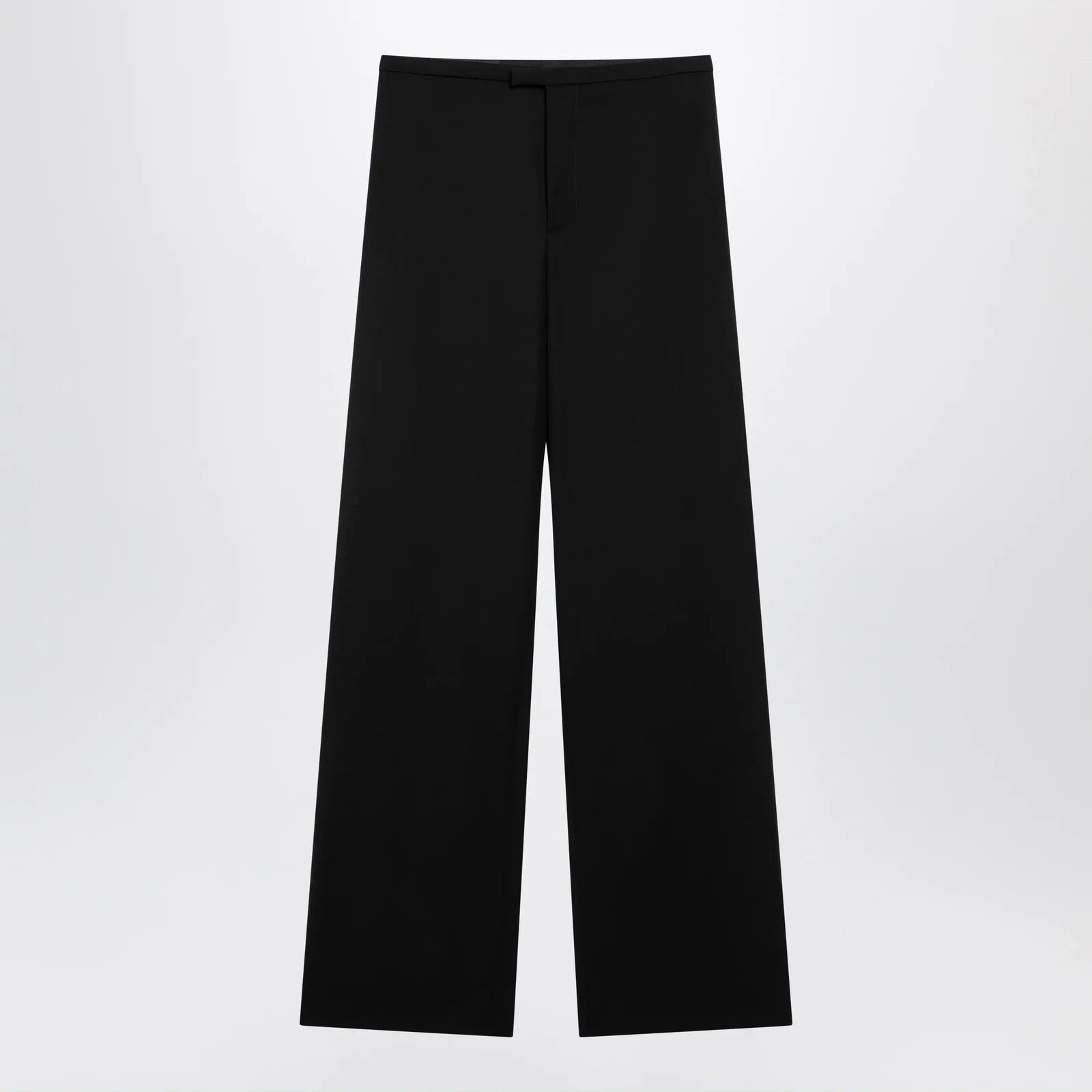 GUCCI Oversized lightweight wool trousers in black