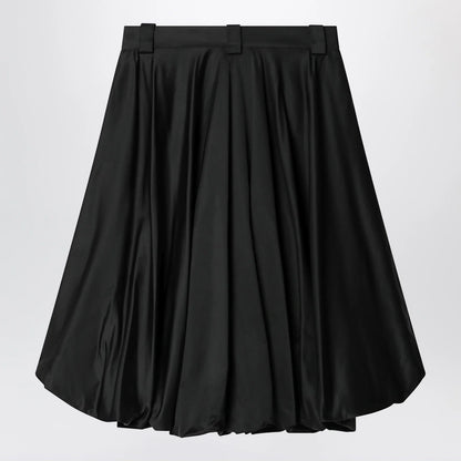 Balenciaga Black balloon skirt in silk blend