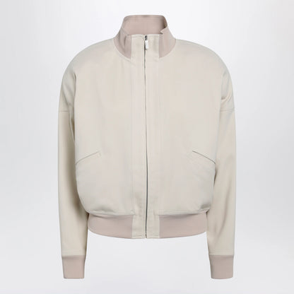 GUCCI Écru poplin zip jacket