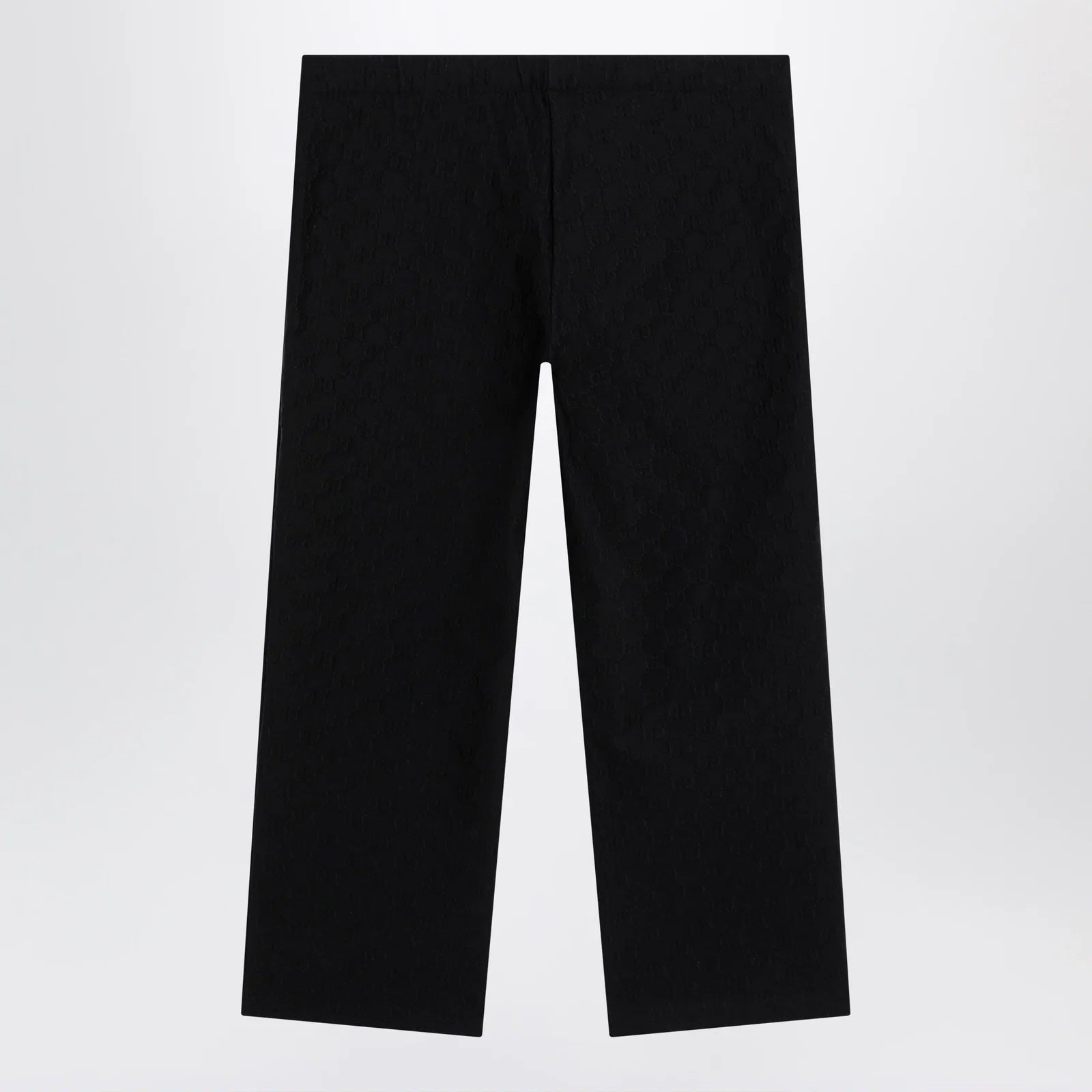 GUCCI GG jacquard jersey pants with elastic waist in black