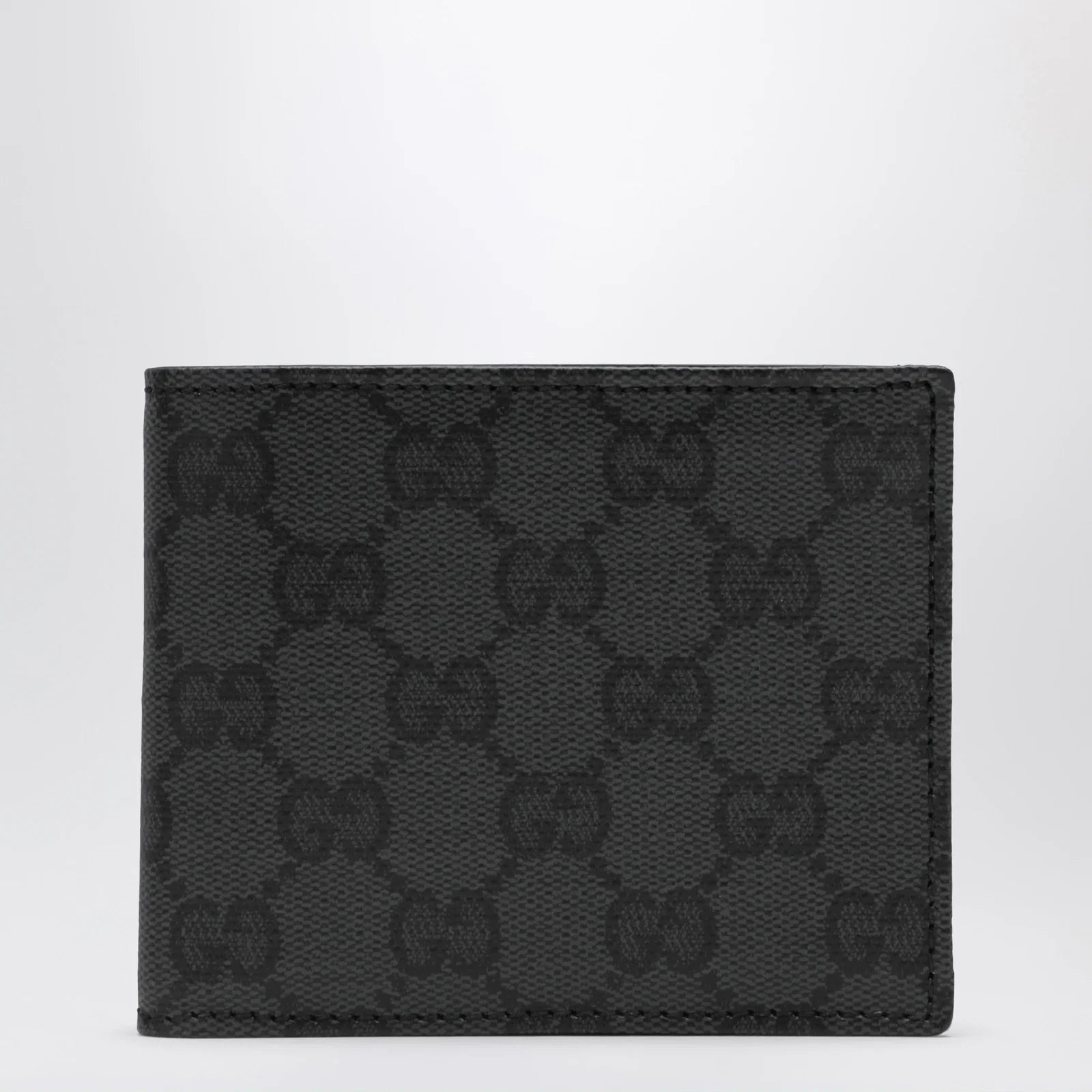 GUCCI Essence Classic bifold wallet in GG canvas, black