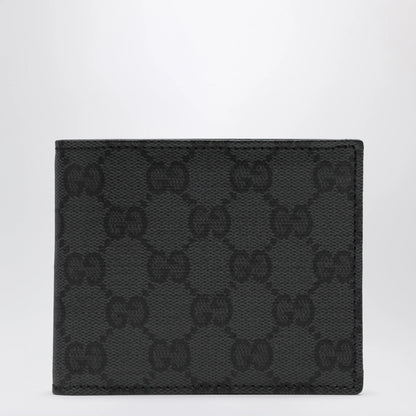 GUCCI Essence Classic bifold wallet in GG canvas, black